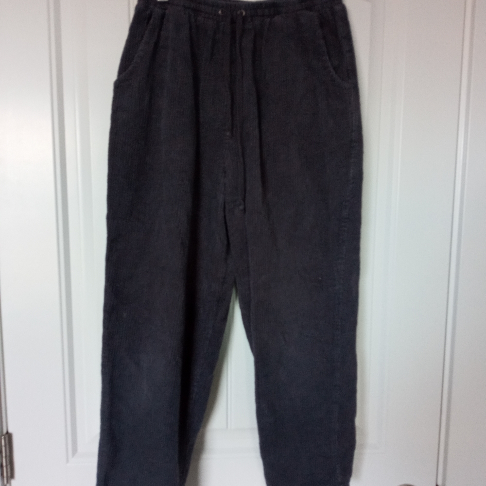Navy Blue Corduroy Pants